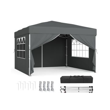 Kokkupandav paviljon SONGMICS, 4 külgseina, 300 × 300 × 260 cm