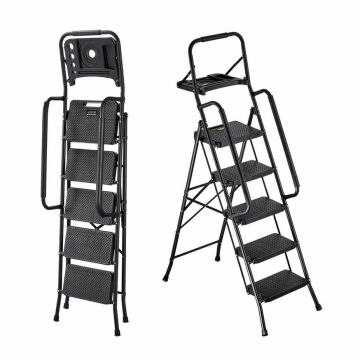 Kokkupandav redel VEVOR CQX805-2, 5 astmega, 53 × 106,5 × 174 cm