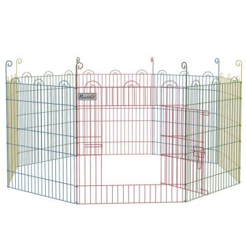 Kutsikate aedik, 8 paneeli, Ø156 × 60 cm