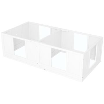 Вольер для собак PawHut 164x80x48 см, белый.