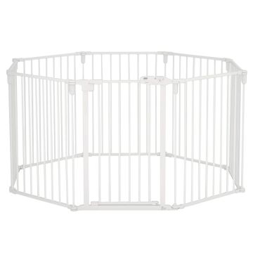 Koera puur PawHut 482,5x76cm, valge värv