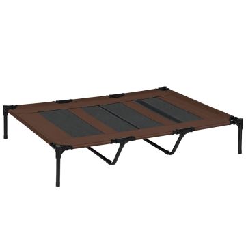 Koera pesa PawHut 122x92x23cm, pruun/must värv