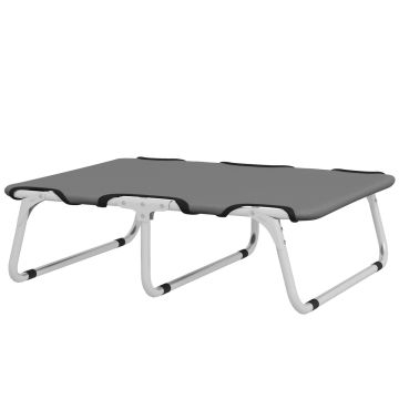 Koeravood PawHut 71x58x20cm, halli/valge värvi