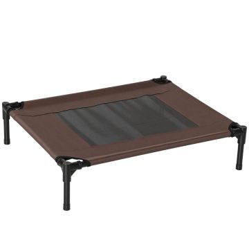 Koera pesa PawHut 76x61x18cm, pruun/must värv