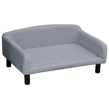 Koerapesa PawHut 82x54x36cm, halli/musta värvi