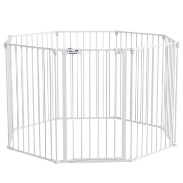 Koerte puur PawHut 154x154x90cm, valge värv