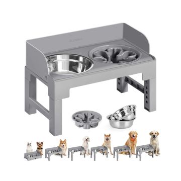 Feandrea PRB103GD01 Dog Bowl, 2 Bowls