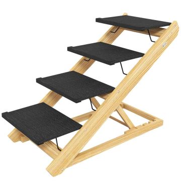 Koeratrepp PawHut 83x40x62.5cm., helepruun/must