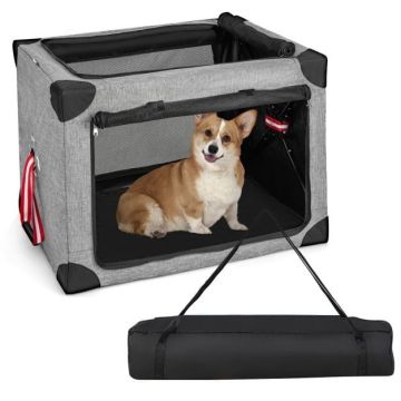 Dog cage, size L, 3 doors, 66.04 × 45.72 × 45.72 cm