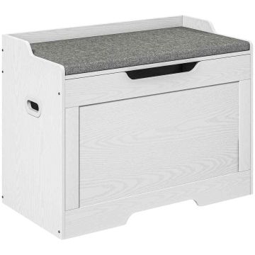 Pink hoiukastiga Homcom 75x40x56cm., valge/hall