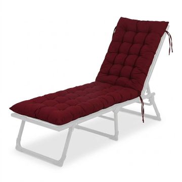 Подушка для скамьи Relaxdays, 1 шт, Красная