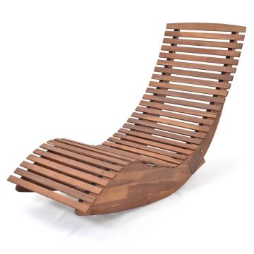 Outdoor rocking chair, 157.48 × 60.96 × 76.2 cm