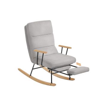Kiiktool SONGMICS HOME LYY016GD01, 4 asendiga reguleeritav seljatugi, Hall, 67 × 100 × 97 cm