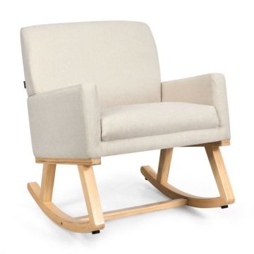 Rocking chair with wooden frame, 120 kg, base