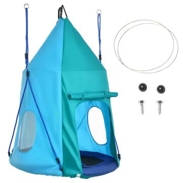 Kiik Outsunny 100x100x150cm., sinine