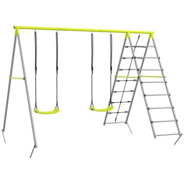 Välisūdu komplekt Outsunny 260x185x180cm, roheline/hõbedane värv
