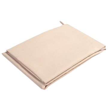 Swing canopy cover, 4 corner pockets, green and beige, 195.6 × 109.2 cm