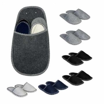 Гостевые тапочки Relaxdays 10050799.0, 6 пар, 50 × 28 × 6 см