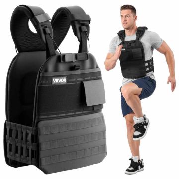 Утяжелительный жилет VEVOR JS-VEST010, макс. нагрузка 18 кг, 58 × 33 × 9 см