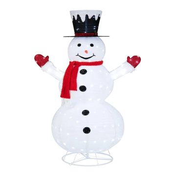 Lighting Christmas decoration - snowman, 200 LED lights, 75.5 × 181 × 125 cm