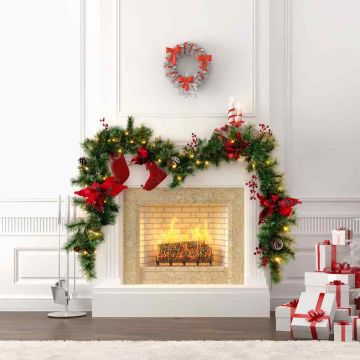 Lighting Christmas garland, 50 LED lights
