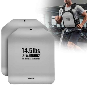 Плиты для утяжелительного жилета VEVOR JSCB-14.5LB, 2 шт, 301,5 × 250 × 27 мм