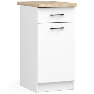 Кухонный шкаф NORE Oliwia S40, белый