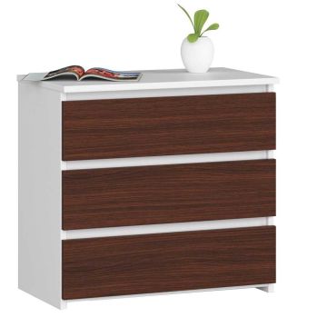 Öökapp NORE CL2 60 cm., valge/tumepruun