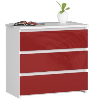 Öökapp NORE CL2 60 cm., valge/punane