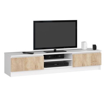 TV-alus RTV K120, valge/tamm