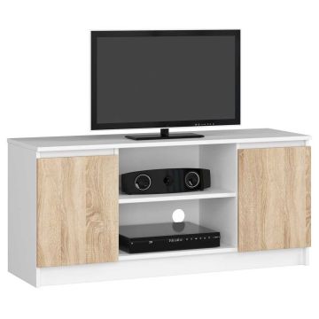 TV-alus RTV K120, valge/tamm