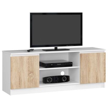 TV-alus RTV K120, valge/tamm