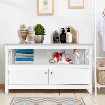 TV console, 2 cabinets, 112 × 61 × 40 cm