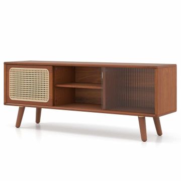 TV cabinet, with 2 sliding doors, 120.65 × 45.72 × 30.48 cm