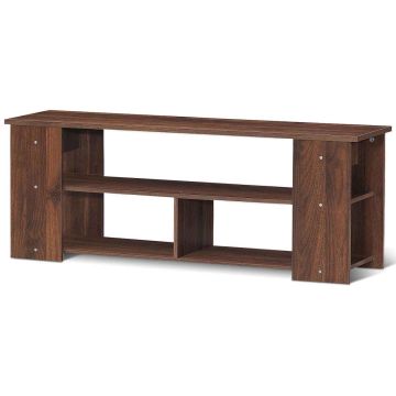 TV stand, 3 compartments, 111.76 × 29.21 × 40.64 cm
