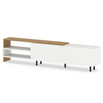 TV stand, 2 shelves, 2 cabinets, 181 × 31 × 41 cm