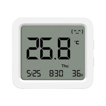Temperatuuri- ja niiskusmõõtur Xiaomi Mi Temperature and Humidity Monitor 3, 82 × 98 × 27 mm
