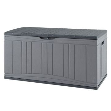 Terrace storage box, 300 l, Grey, 111 × 55 × 61 cm