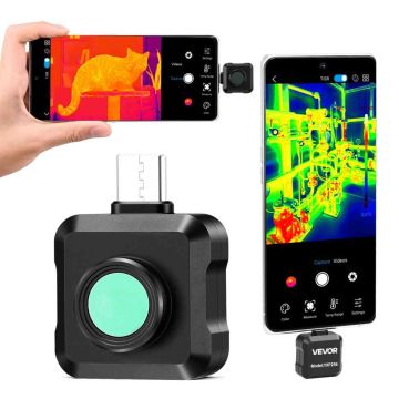 Тепловизионная камера VEVOR YXP256, Android, 11,5 × 6 × 16 см