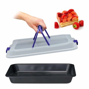 Форма для торта Relaxdays, 2 ручки, 40,5 × 8 × 32,5 см