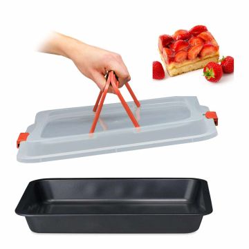 Форма для торта Relaxdays, 2 ручки, 40,5 × 8 × 32,5 см