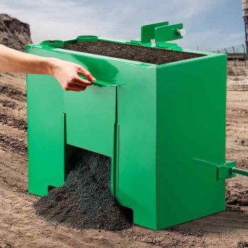 Traktori ballastikast VEVOR, 363 kg, Roheline, 61,5 × 38,3 × 55 cm