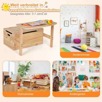 Ümberkujundatav laste tegevustool, 3 ühes, 60 × 34 × 57 cm