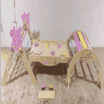 Triangle climbing set, 3 parts