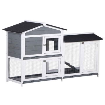 Küülikupuur, 2 tasandit, 157,4 × 93,5 × 53 cm