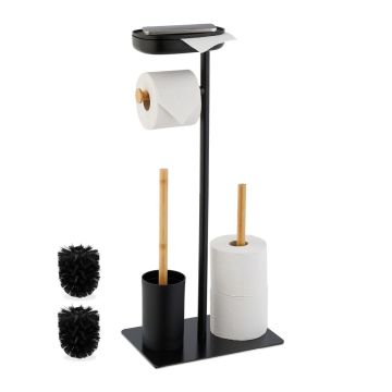 Tualetiharja komplekt Relaxdays 10050738.0, 30 × 66,5 × 20 cm