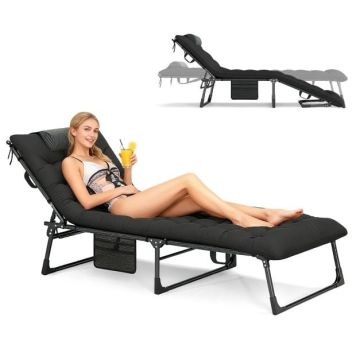 Travel cot, 4 backrest and 2 leg positions, 175 × 71 × 70 cm
