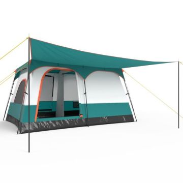 Tourist tent, 2 rooms, 6–8 places, 381 × 259.08 × 192.02 cm