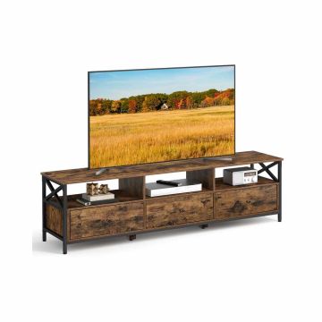 Telerikapp VASAGLE, 3 sahtlit, 3 avatud sektsiooni, 178 × 40 × 50 cm