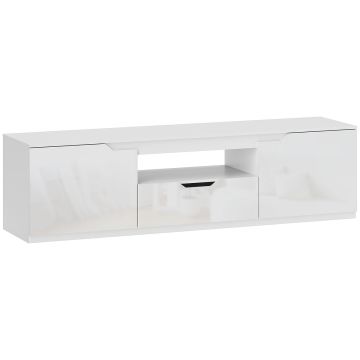 TV laud Homcom 160x38x43cm, valge